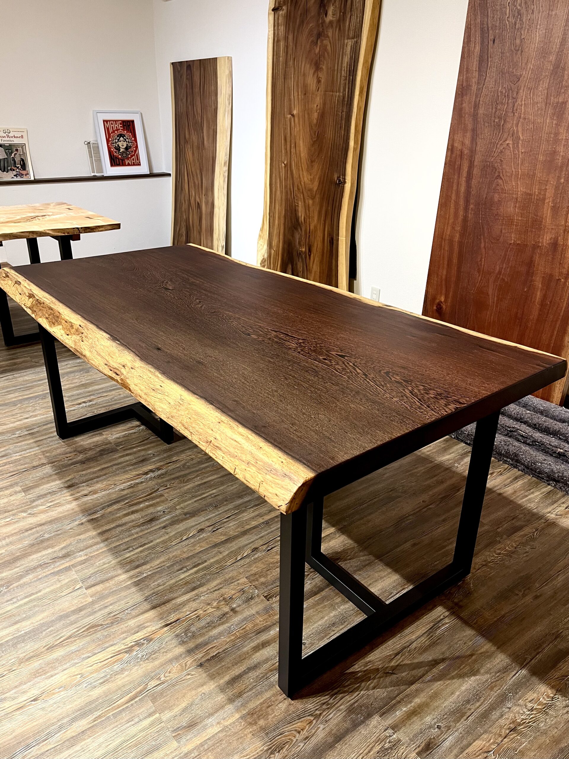 ウエンジ一枚板 幅180㎝ | タイズ インテリア 札幌の家具販売 一枚板